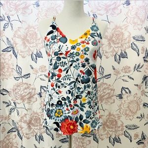 Loft | Floral Tank Top Blouse